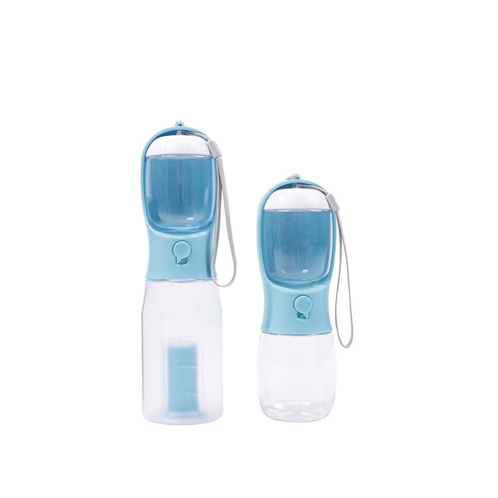 10554799 M-PETS ON THE ROAD 2İN1 KÖPEK SEYAHAT SULUĞU 300ML BLUE