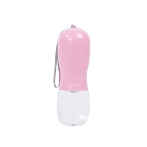 10554899 M-PETS ON THE ROAD 2İN1 KÖPEK SEYAHAT SULUĞU 300ML PİNK