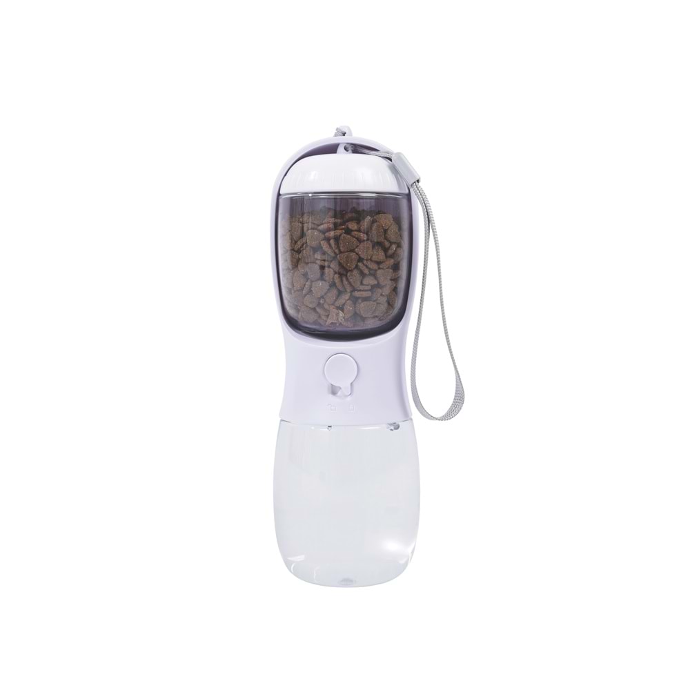 10555099 M-PETS ON THE ROAD 2İN1 KÖPEK SEYAHAT SULUĞU 300ML WHİTE