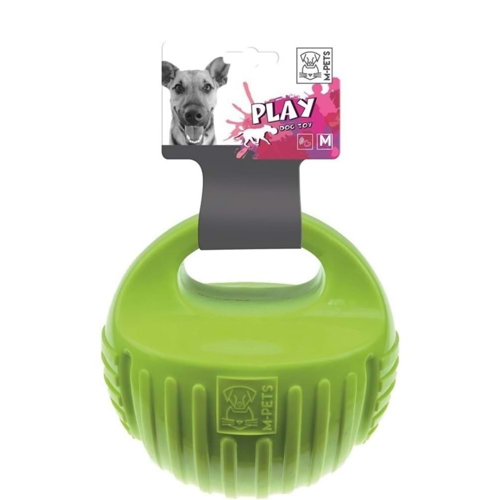 10629103 M-PETS ARCO BALL KAUÇUK KÖPEK OYUNCAĞI (M) GREEN