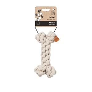 10648701 M-PETS COTO WHITE BONE 19CM ÖRGÜ KEMİK OYUNCAK