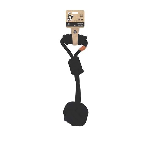 10653408 M-PETS COTO BLACK TUG BALL 36CM ÖRGÜ OYUNCAK