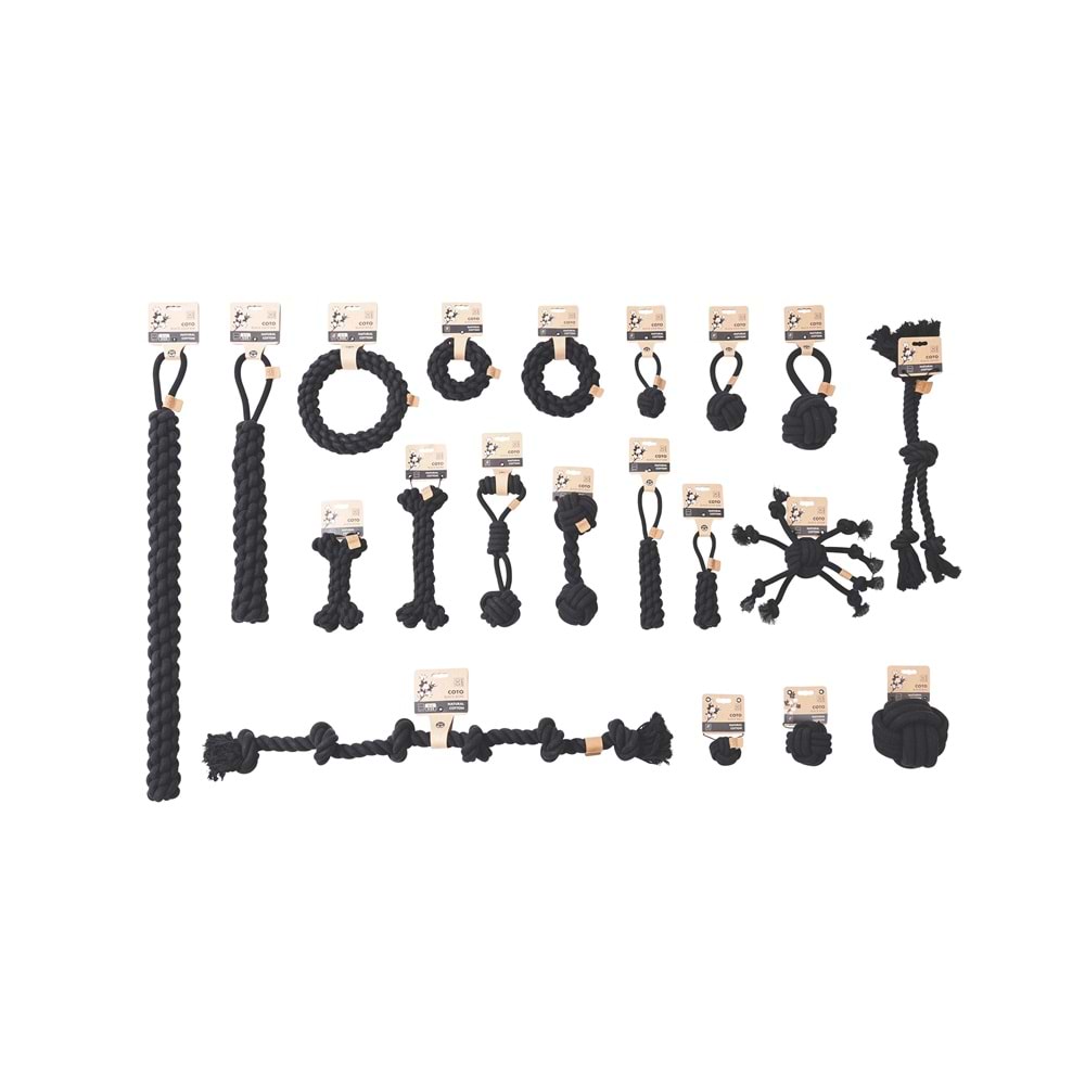 10669108 M-PETS COTO BLACK LOOP BAR 105CM ÖRGÜ OYUNCAK