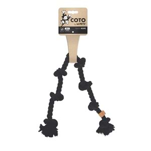 10669308 M-PETS COTO BLACK ROPE 105CM İP OYUNCAK