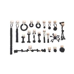 10669308 M-PETS COTO BLACK ROPE 105CM İP OYUNCAK