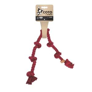 10670105 M-PETS COTO RED ROPE 105CM İP OYUNCAK