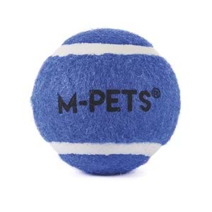 10670899 M-PETS HOP TENNİS TOPU BLUE 6,4CM 3LÜ SET