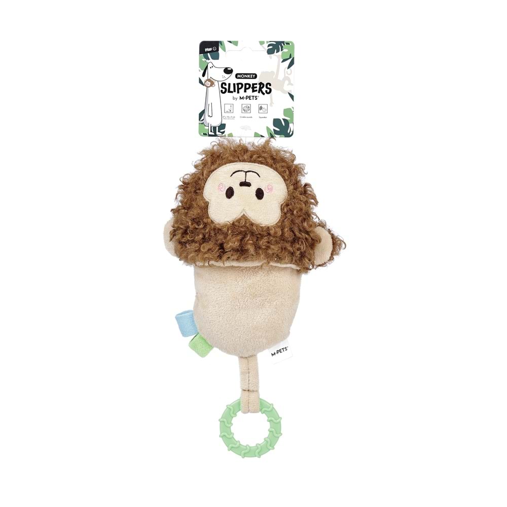 10672899 M-PETS SLİPPERS MONKEY KÖPEK OYUNCAĞI BROWN