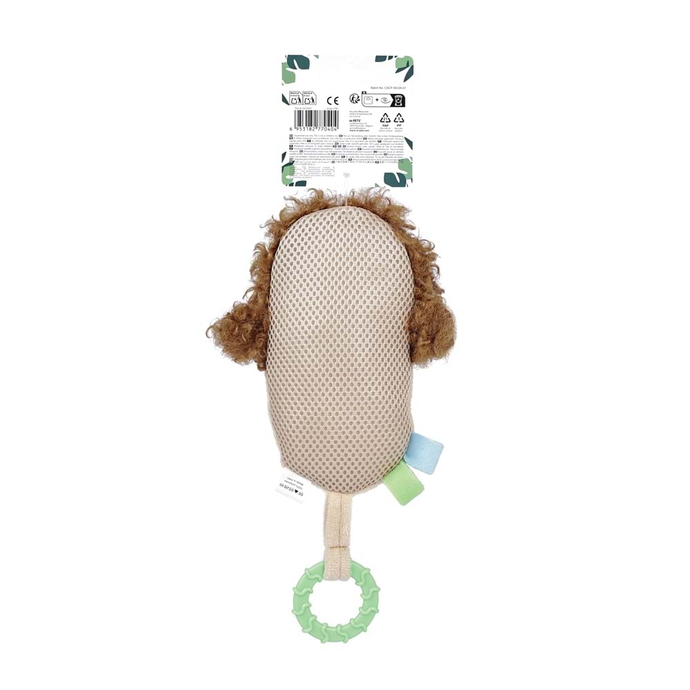 10672899 M-PETS SLİPPERS MONKEY KÖPEK OYUNCAĞI BROWN