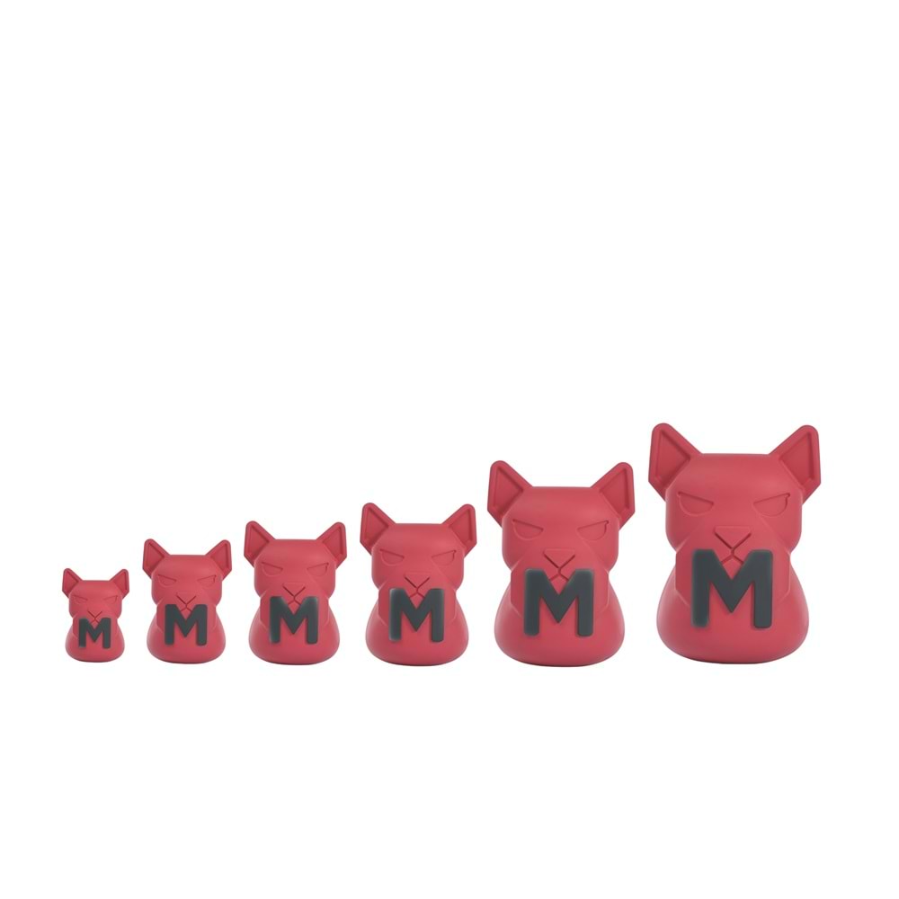 10674505 M-PETS POWER CHEW KAUÇUK KÖPEK ÖDÜL OYUNCAĞI RUBY (S)