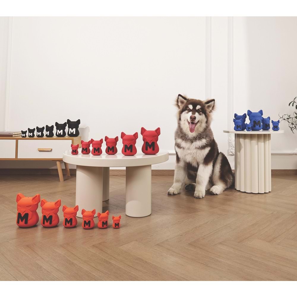 10675016 M-PETS POWER CHEW KAUÇUK KÖPEK ÖDÜL OYUNCAĞI CITRINE (XS)
