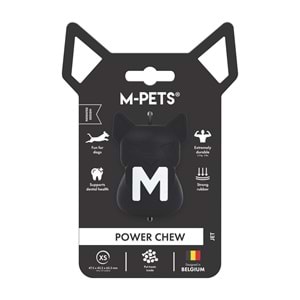 10675608 M-PETS POWER CHEW KAUÇUK KÖPEK ÖDÜL OYUNCAĞI JET (XS)
