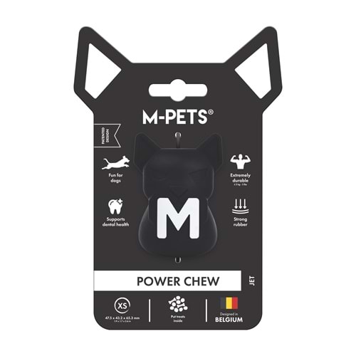 10675608 M-PETS POWER CHEW KAUÇUK KÖPEK ÖDÜL OYUNCAĞI JET (XS)