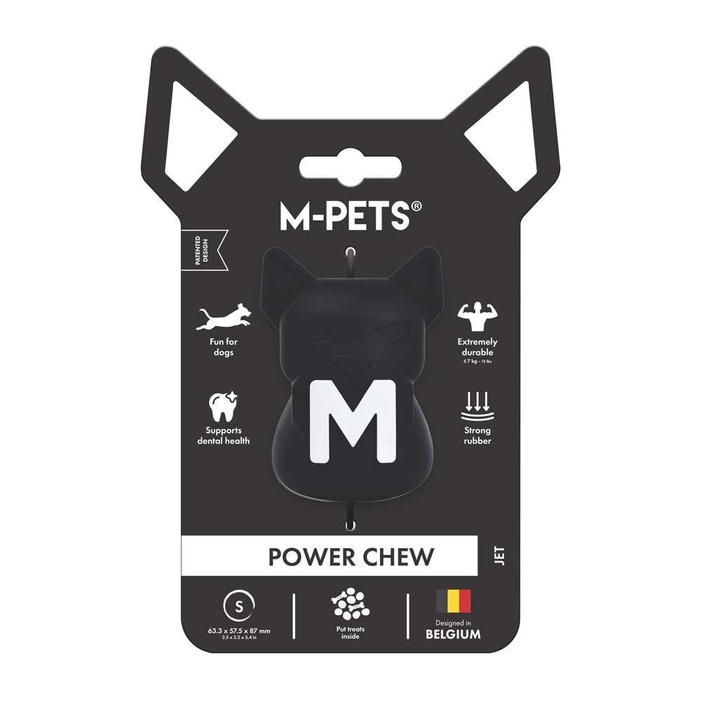 10675708 M-PETS POWER CHEW KAUÇUK KÖPEK ÖDÜL OYUNCAĞI JET (S)