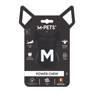 10675808 M-PETS POWER CHEW KAUÇUK KÖPEK ÖDÜL OYUNCAĞI JET (M)