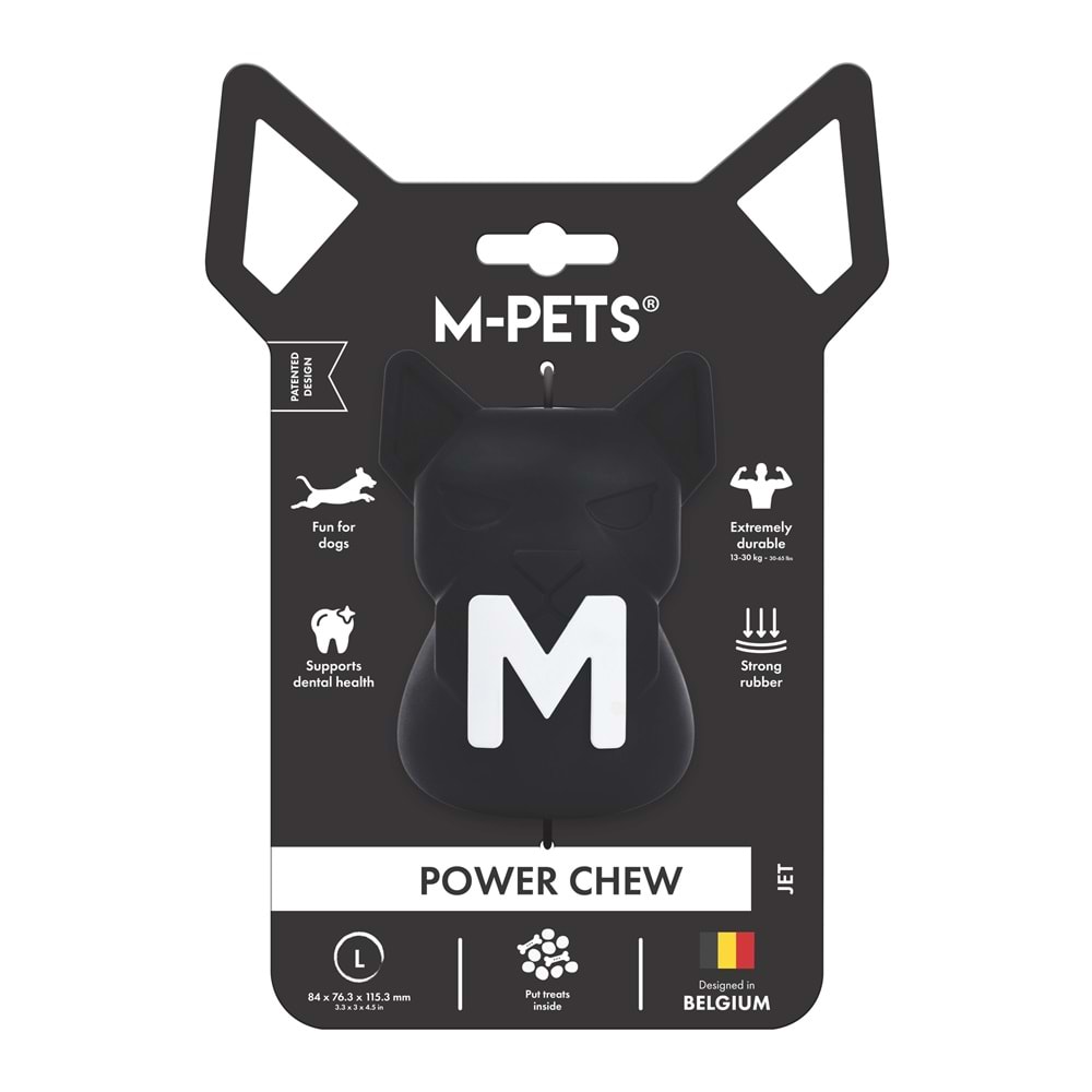 10675908 M-PETS POWER CHEW KAUÇUK KÖPEK ÖDÜL OYUNCAĞI JET (L)
