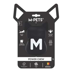 10676008 M-PETS POWER CHEW KAUÇUK KÖPEK ÖDÜL OYUNCAĞI JET (XL)
