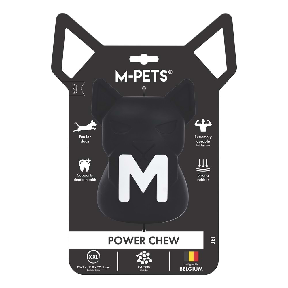 10676108 M-PETS POWER CHEW KAUÇUK KÖPEK ÖDÜL OYUNCAĞI JET (XXL)