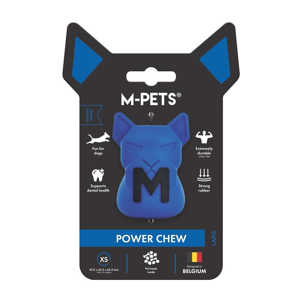 10676217 M-PETS POWER CHEW KAUÇUK KÖPEK ÖDÜL OYUNCAĞI LAPIS (XS)