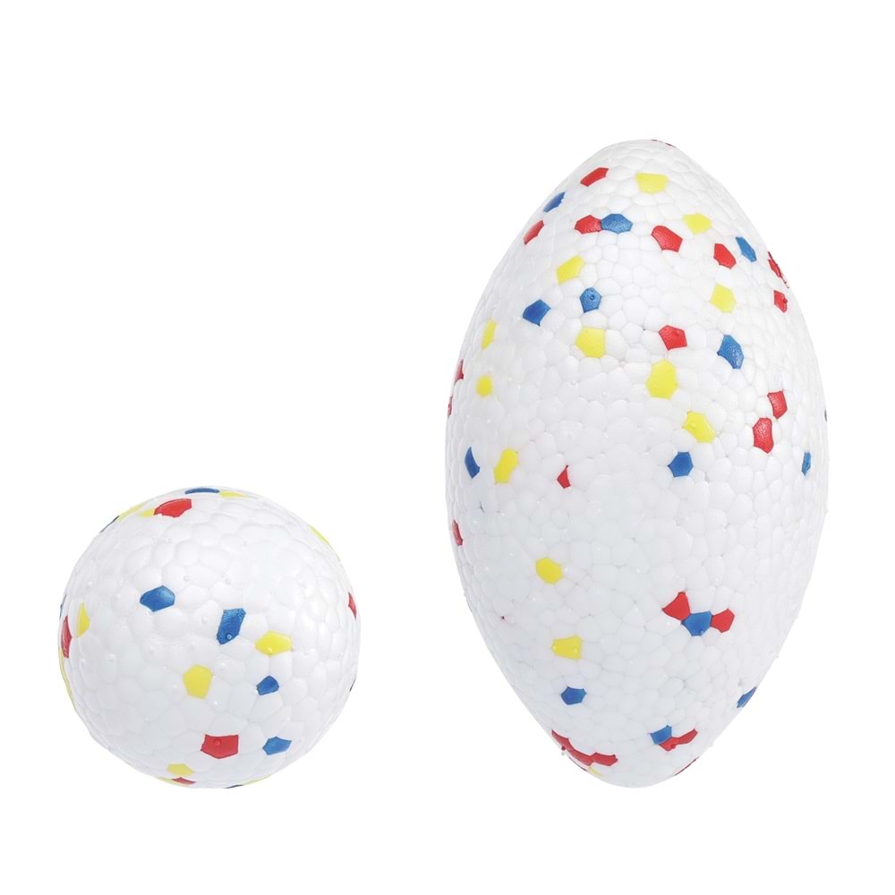 10677799 M-PETS BLOOM MİNİ BALL OYUN TOPU PARÇALANMAZ RED/WHİTE