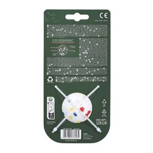 10677799 M-PETS BLOOM MİNİ BALL OYUN TOPU PARÇALANMAZ RED/WHİTE