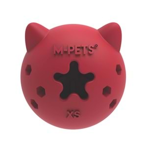 10678405 M-PETS POWER CHEW BALL KAUÇUK KÖPEK OYUNCAĞI RUBY (XS)