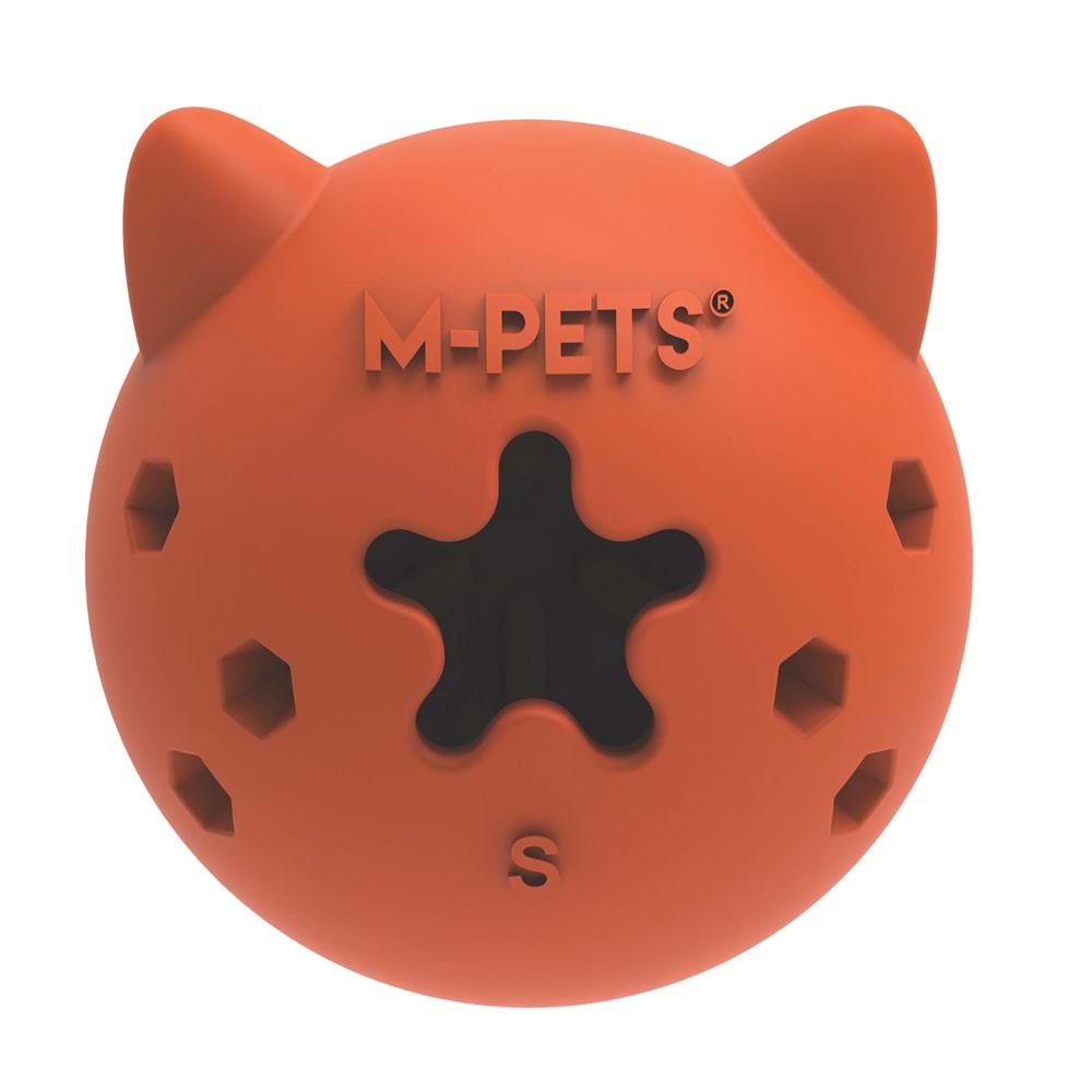 10678816 M-PETS POWER CHEW BALL KAUÇUK KÖPEK OYUNCAĞI CITRINE (S)