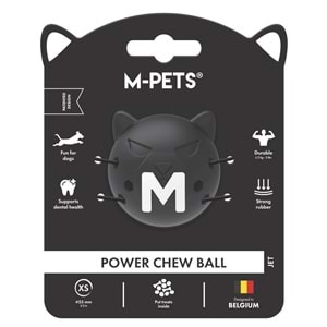10679008 M-PETS POWER CHEW BALL KAUÇUK KÖPEK OYUNCAĞI JET (XS)
