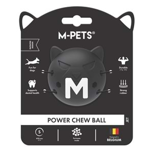 10679108 M-PETS POWER CHEW BALL KAUÇUK KÖPEK OYUNCAĞI JET (S)