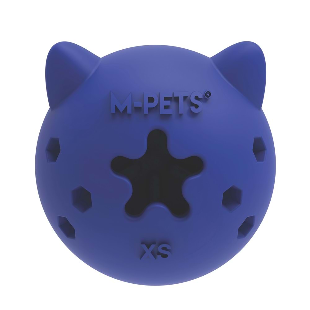 10679317 M-PETS POWER CHEW BALL KAUÇUK KÖPEK OYUNCAĞI LAPİS (XS)