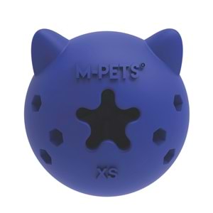10679317 M-PETS POWER CHEW BALL KAUÇUK KÖPEK OYUNCAĞI LAPİS (XS)