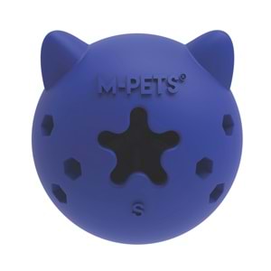 10679417 M-PETS POWER CHEW BALL KAUÇUK KÖPEK OYUNCAĞI LAPİS (S)