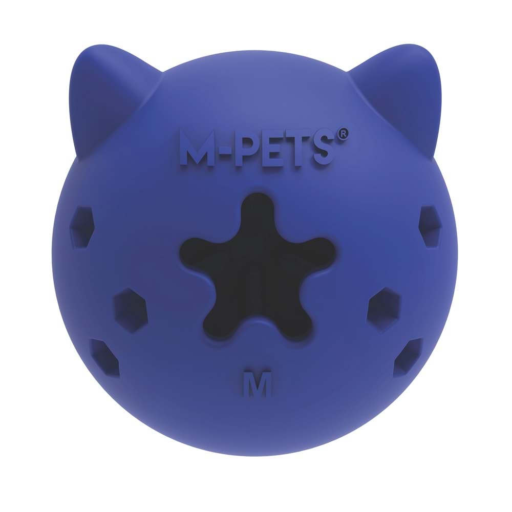 10679517 M-PETS POWER CHEW BALL KAUÇUK KÖPEK OYUNCAĞI LAPİS (M)