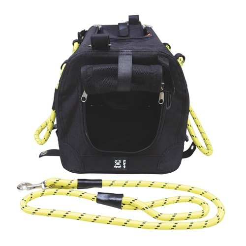 10703799 M-PETS 2IN1 REMIX BLACK/YELLOW TAŞIMA ÇANTASI 41X28X28CM