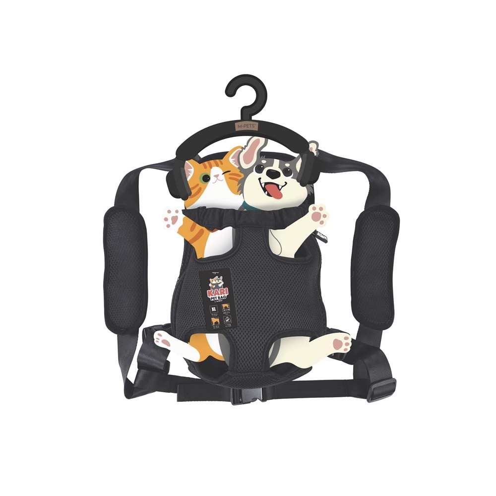 10704808 M-PETS KARI PET ANA KUCAĞI TAŞIMA ÇANTASI (XL)
