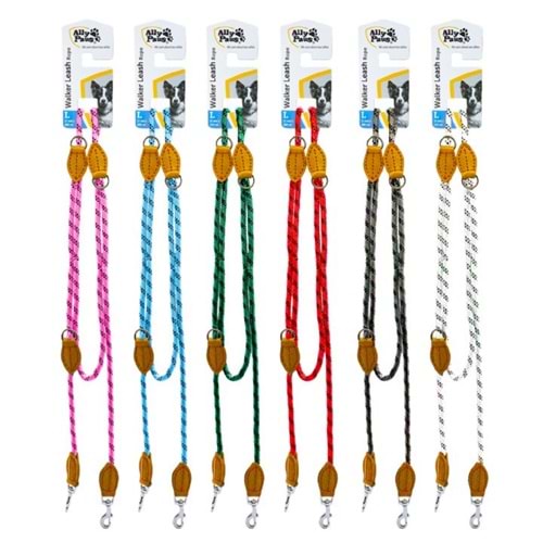 10718 ALLY PAWS WALKER LEASH ROPE (L) 12MMX200CM