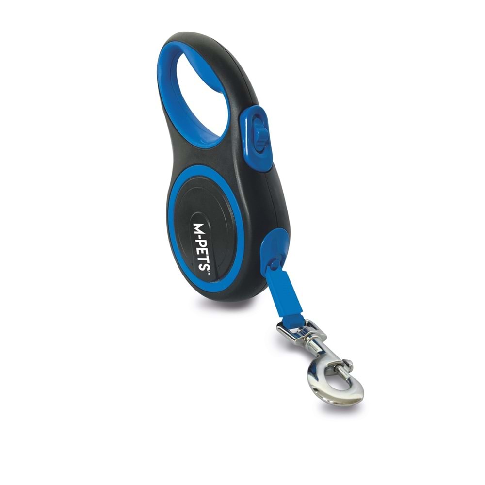 10824199 M-PETS LIBERTY OTOMATİK GEZDİRME ŞERİT 5MT/BLUE (M)