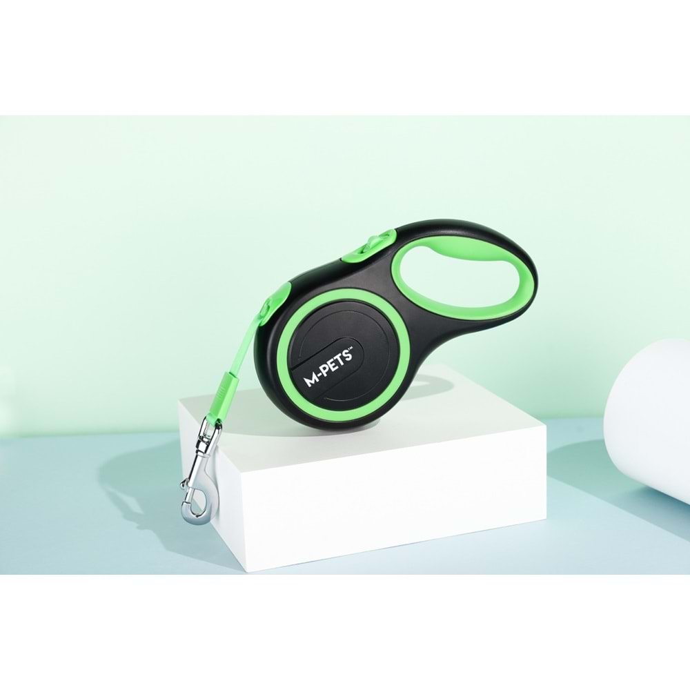10824399 M-PETS LIBERTY OTOMATİK GEZDİRME ŞERİT 3MT/GREEN (S)