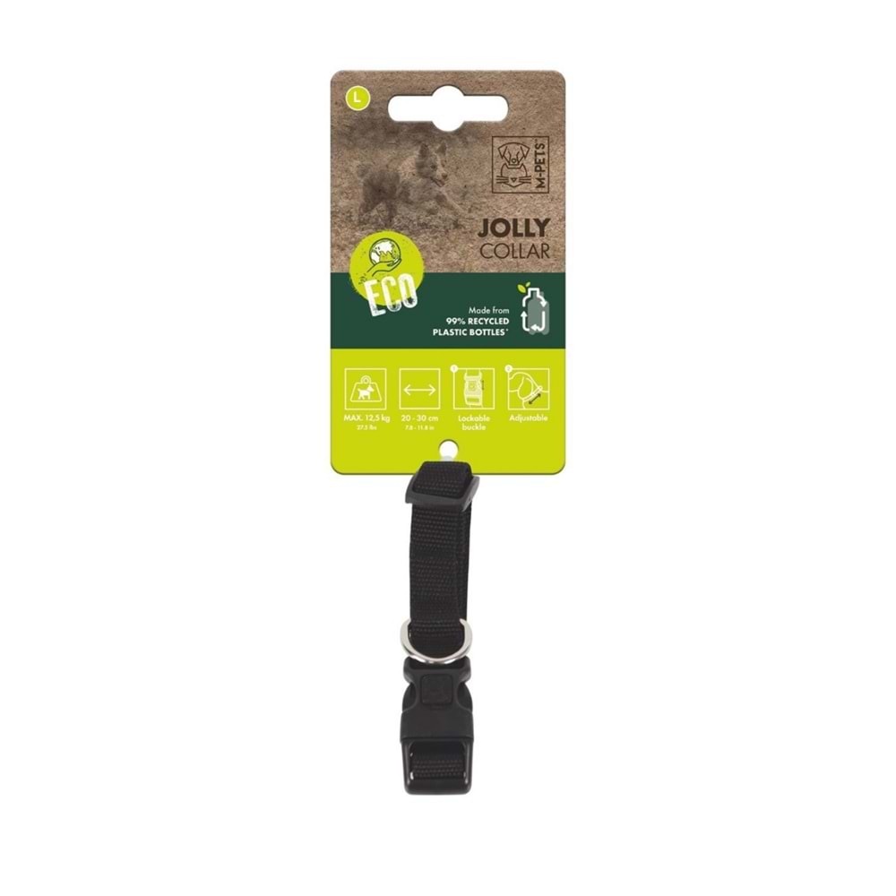 10826199 M-PETS JOLLY KÖPEK BOYUN TASMASI BLACK (L)