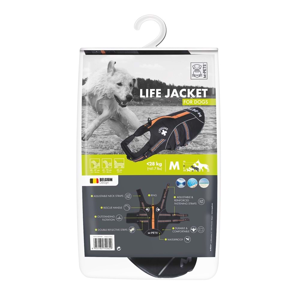 10829699 M-PETS LIFE JACKET KÖPEKLER İÇİN CAN YELEĞİ (M)