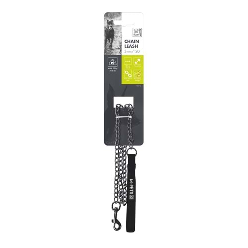 10831999 M-PETS CHAIN ZİNCİR GEZDİRME SOFT TUTMALI 3MM/120CM