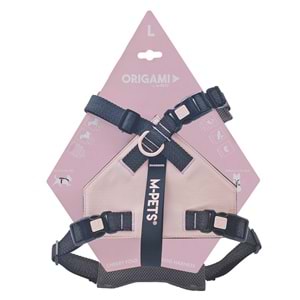 10852099 M-PETS ORIGAMI REFLEKTÖRLÜ SIRT TASMASI PİNK (L)