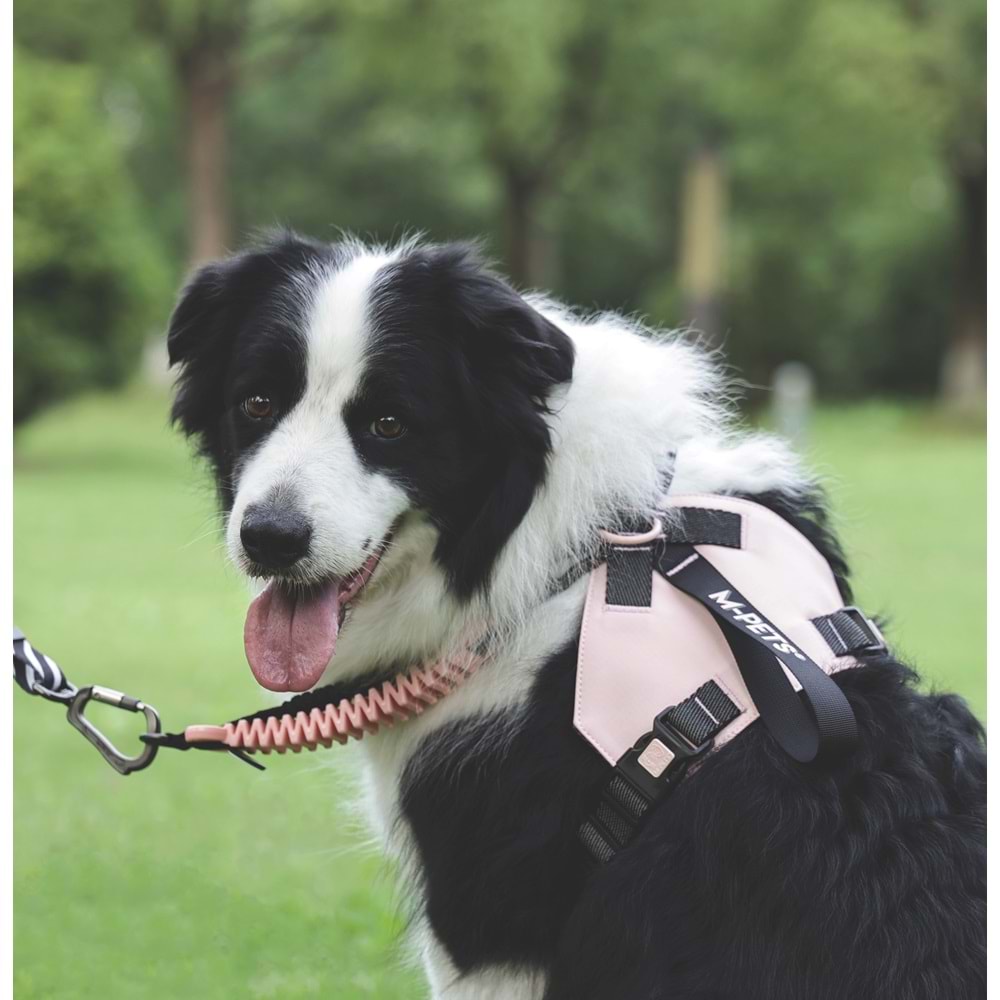 10852099 M-PETS ORIGAMI REFLEKTÖRLÜ SIRT TASMASI PİNK (L)