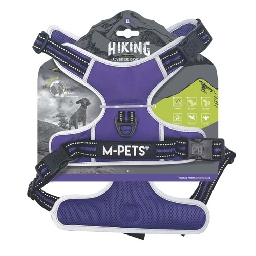 10854699 M-PETS HIKING REFLEKTÖRLÜ SOFT SIRT TASMASI PURPLE (XL)