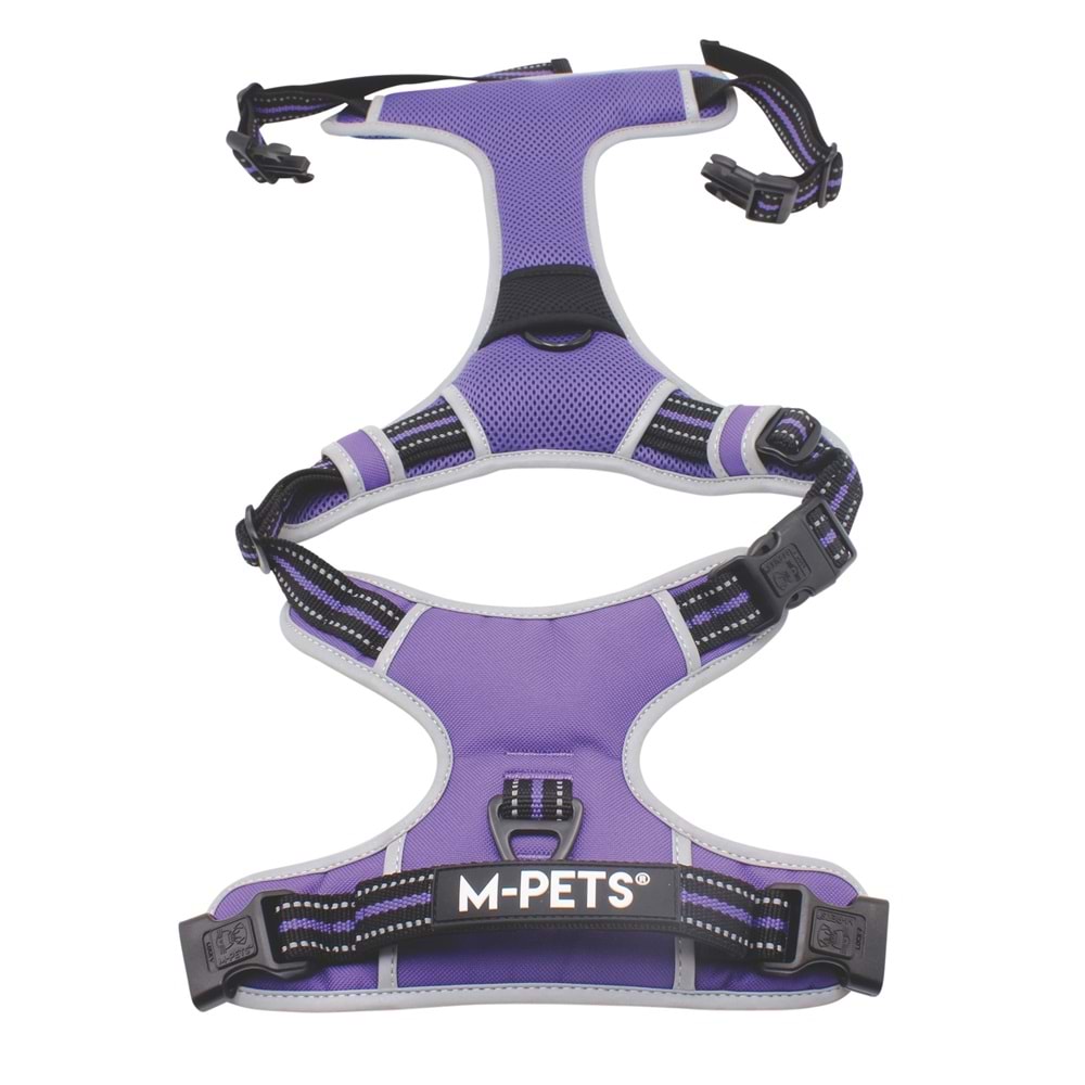 10854699 M-PETS HIKING REFLEKTÖRLÜ SOFT SIRT TASMASI PURPLE (XL)