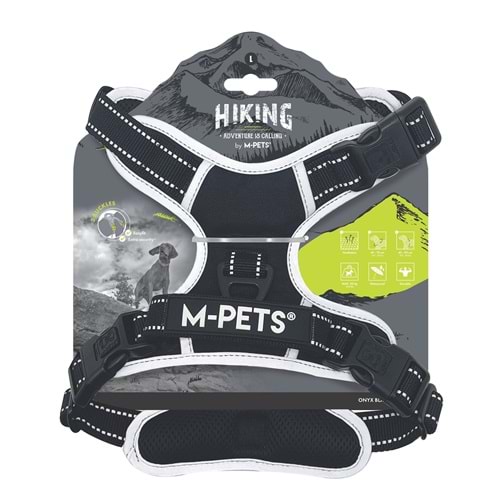 10854999 M-PETS HIKING REFLEKTÖRLÜ SOFT SIRT TASMASI BLACK (L)