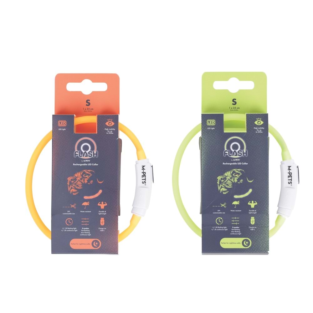 10855399 M-PETS FLASH LED BOYUN TASMA GREEN (S)