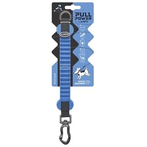 10860199 M-PETS PULL POWER ŞOK EMİCİ ARA TASMA BLUE