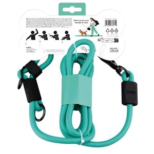 10860799 M-PETS GENTLE DOG FONKSİYONEL GEZDİRME TASMA GREEN