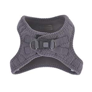 10860913 M-PETS VELVET DOG GÖĞÜS TASMASI GRİ (M)